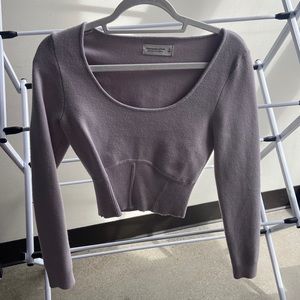 Abercrombie and Fitch Fitted Sweater, slightly cropped